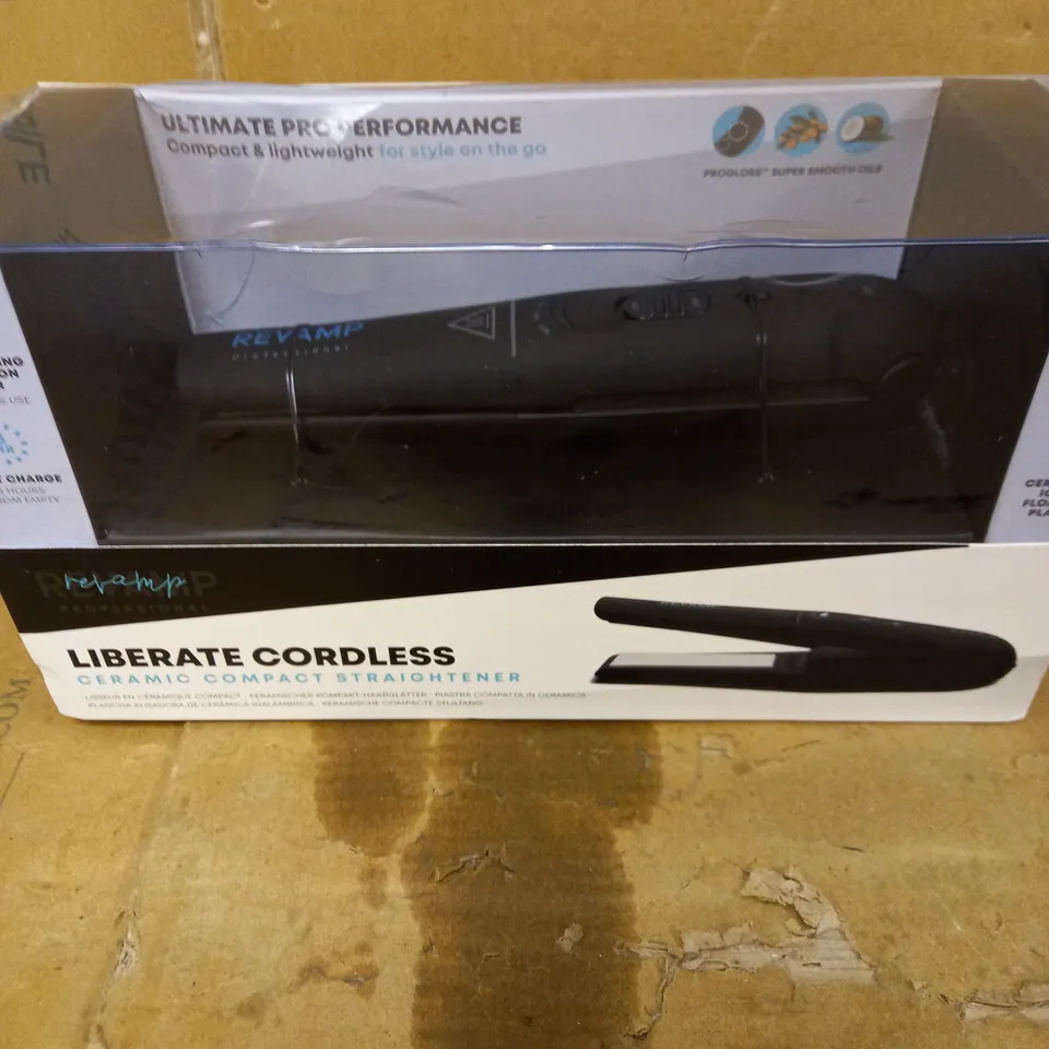 PROGLOSS LIBERATE CORDLESS CERAMIC STRAIGHTENER RRP £100