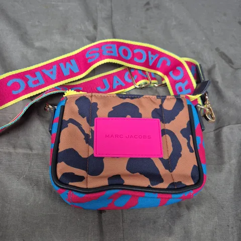 MARC JACOBS MULTICOLOUR CAMOUFLAGE CROSSBODY BAG – NEON STRAP 