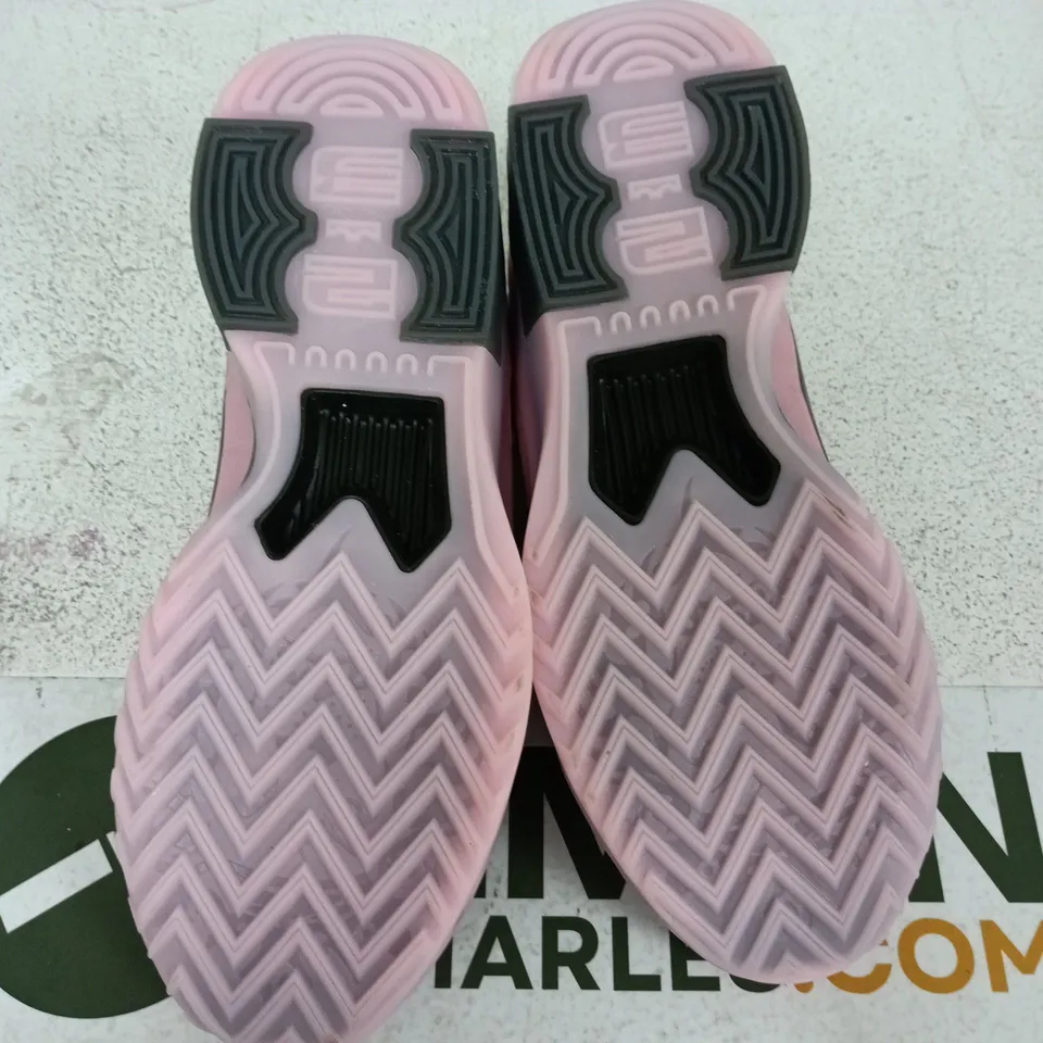UNBOXED PAIR OF NIKE REACTX TRAINERS IN PINK - UK 8