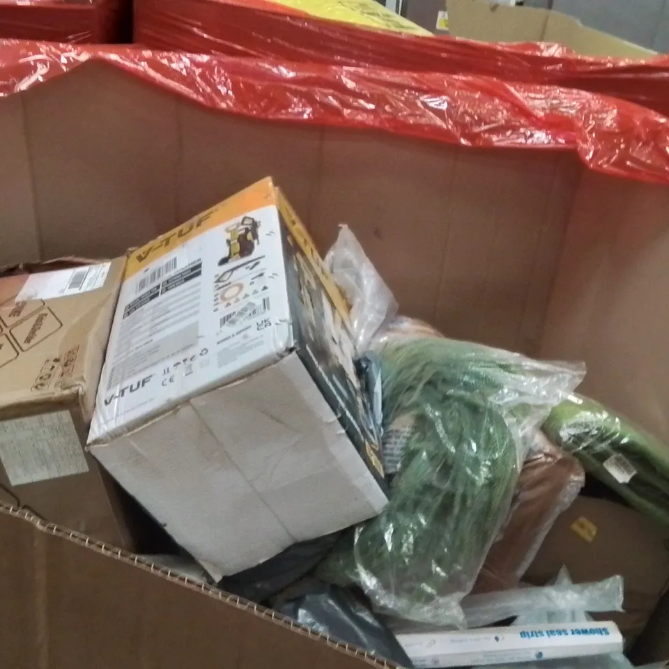 PALLET OF ASSORTED HOUSEHOLD GOODS AND PRODUCTS TO INCLUDE;JUICER,ELECTRIC COOKTOPS