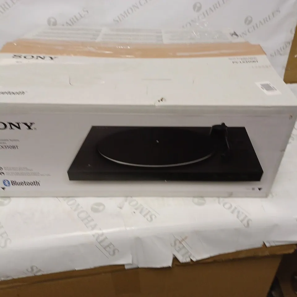 SONY PS-LX310BT STEREO TURNTABLE SYSTEM 