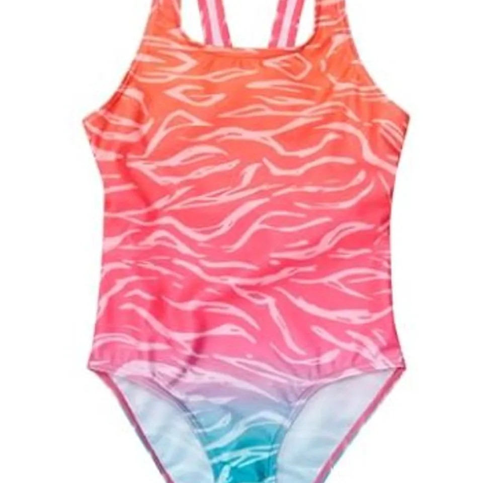 REGATTA KATRISSE RKM029' ONE-PIECE SWIMSUIT SATSUMA OMBRE 5-6 YEARS