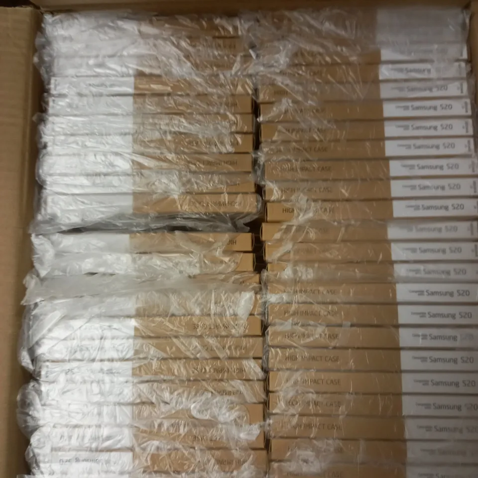 BOX OF 50 BRAND NEW GROOV-E SAMSUNG S20 HIGH IMPACT CASES IN SPACE GREY 