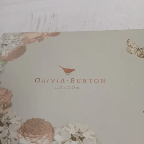 OLIVIA BURTON LONDON BOX WITH A MIX OF COSMETIC GOODS INSIDE