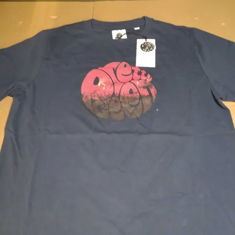 PRETTY GREEN FLARE LOGO T-SHIRT SIZE M