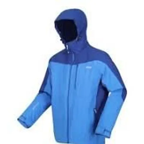 REGATTA MEN'S WENTWOOD VIII 3-IN-1 WATERPROOF JACKET  BLUE NEW ROYAL SIZE L