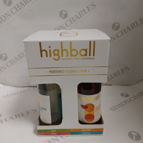 BOXED HIGHBALL ALCOHOL FREE COCKTAIL SET