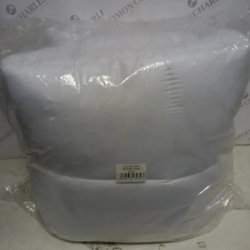 BAGGED 10CM MICROFIBRE MATTRESS TOPPER - SINGLE