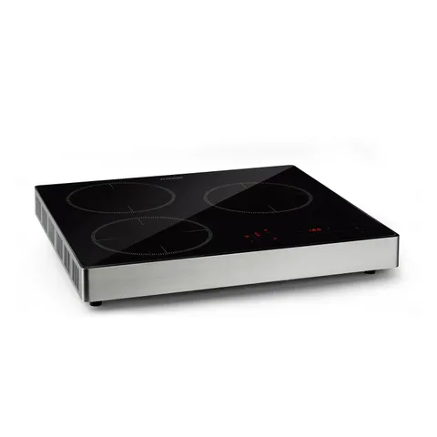 KLARSTEIN TRINITYCOOK 3400W 3 RING PORTABLE INDUCTION HOB BLACK