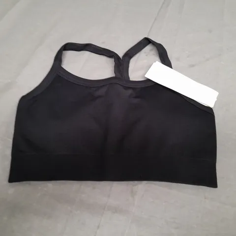 H&M MOVE BLACK SPORTS TOP - MEDIUM