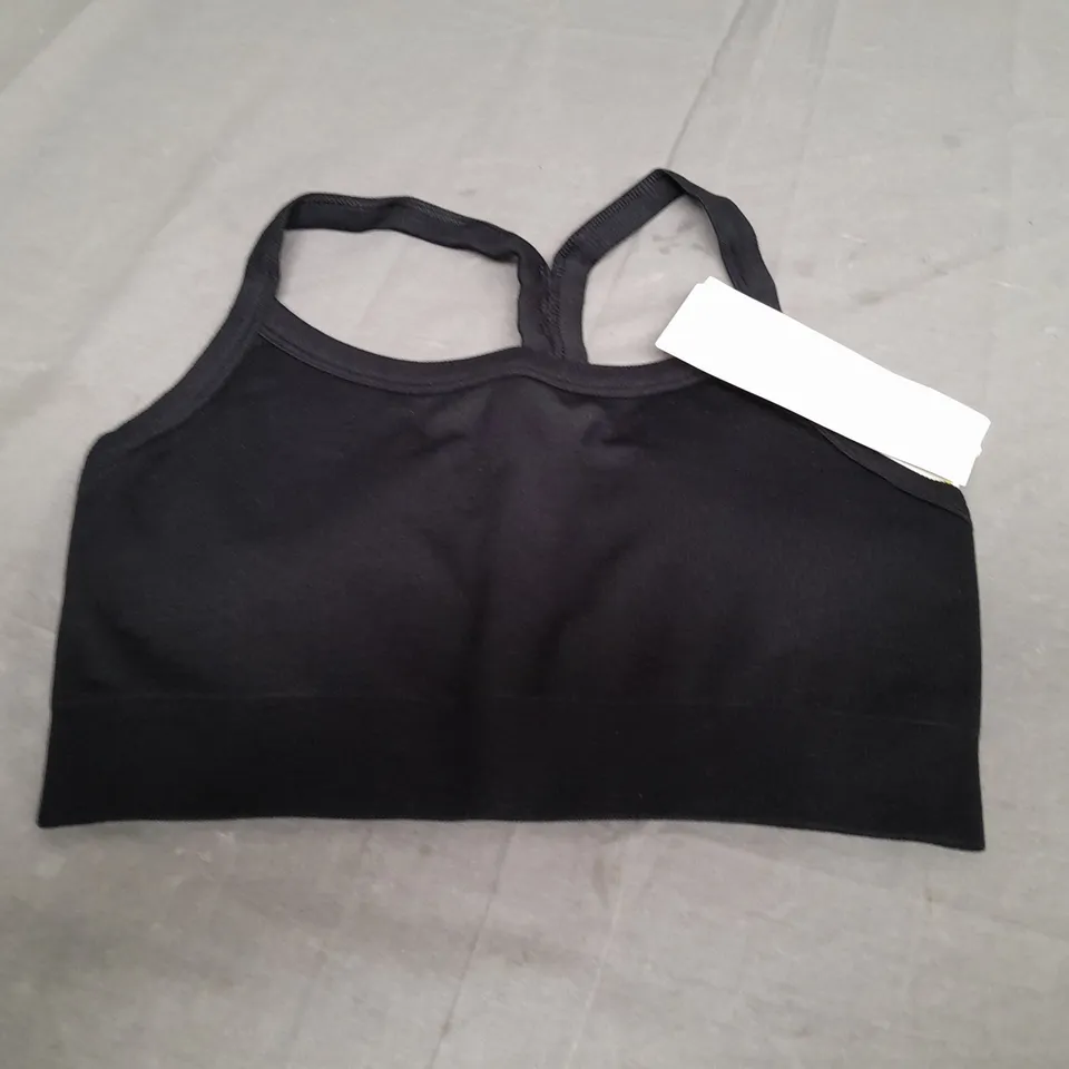 H&M MOVE BLACK SPORTS TOP - MEDIUM