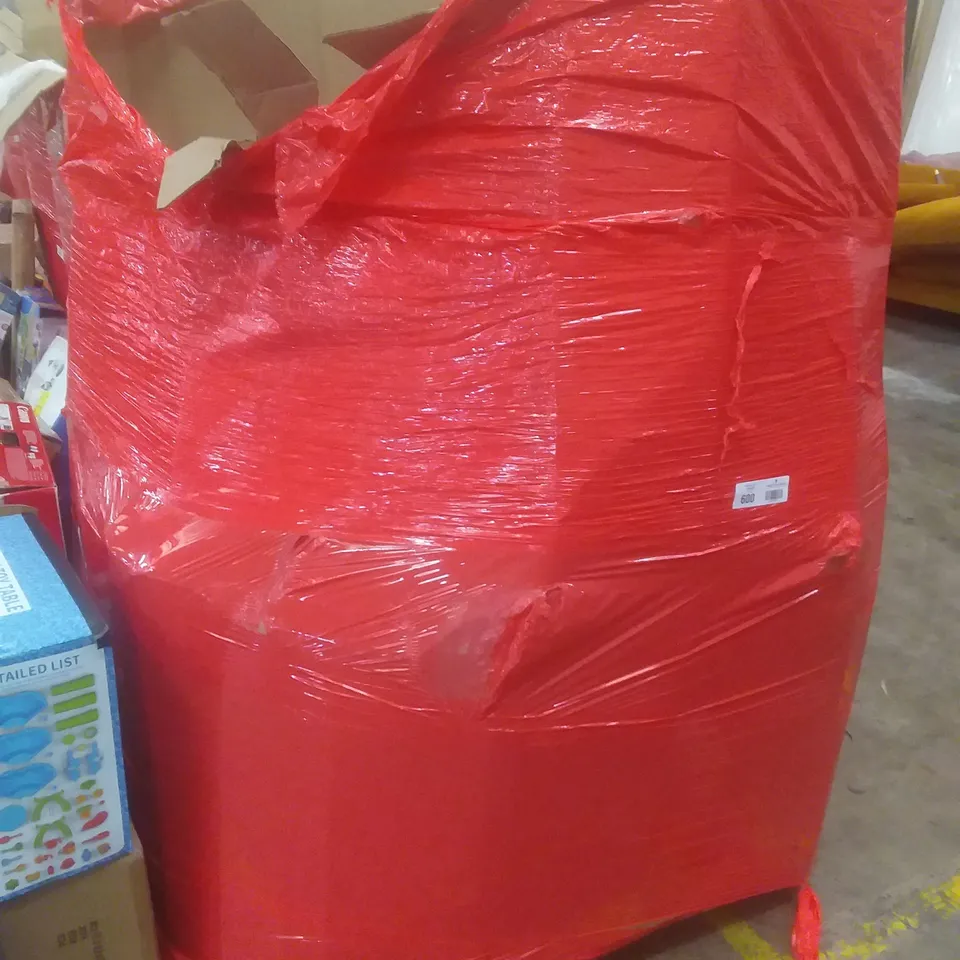 PALLET OF ASSORTED ITEMS INCLUDING PAPER SHREDDER, PRINTER, BEACH TOY TABLE