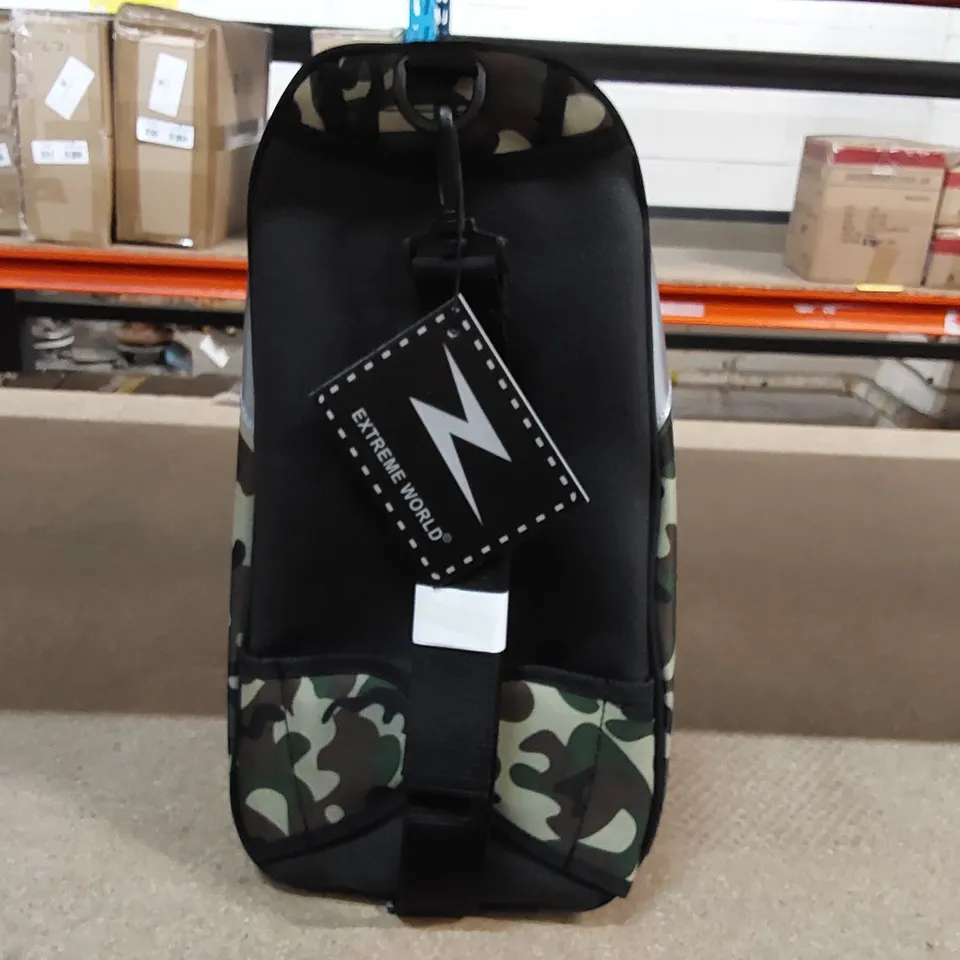 BRAND NEW BOXED EXTREME WORLD MOTORCYCLE BAG - CAMOUFLAGE (1 BOX)