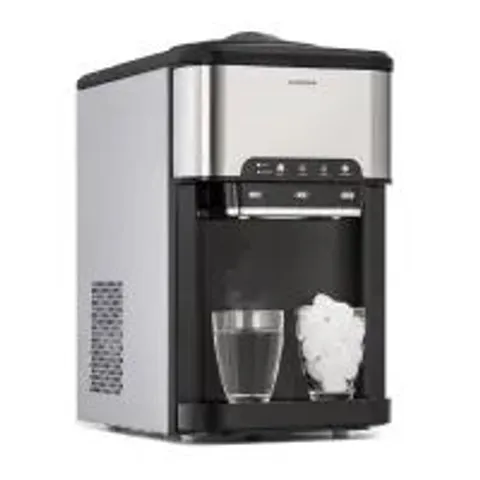 ICE CUBE MACHINE ICE CUBE MAKER WATER DISPENSER 1.8L 20KG 24H SILVER