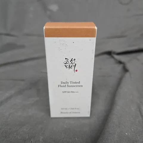 BOXED AND SEALED BEAUTY OF JOSEON DAILY TINTED FLUID SUNSCREEN SPF30 PA++++ – 50 ML