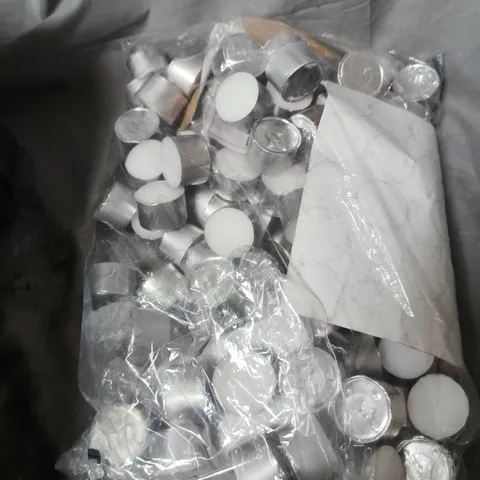 APPROXIMATELY 10 ASSORTED ITEMS INCLUDING TEA LIGHTS , LED CUP BULB AND VILLAGE MELTS