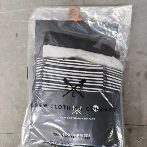 BAGGED CREW CLOTHING COMPANY 30PACK BOXER BRIEFS SIZE MEDIUM