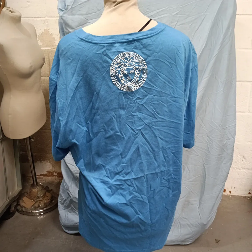 Versace Blue T-shirt – Unisex, 2XL
