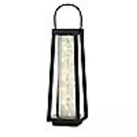 GARDEN REFLECTIONS WARM WHITE 3D EFFECT LED SOLAR LANTERN