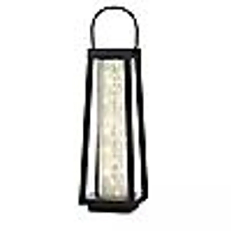GARDEN REFLECTIONS WARM WHITE 3D EFFECT LED SOLAR LANTERN