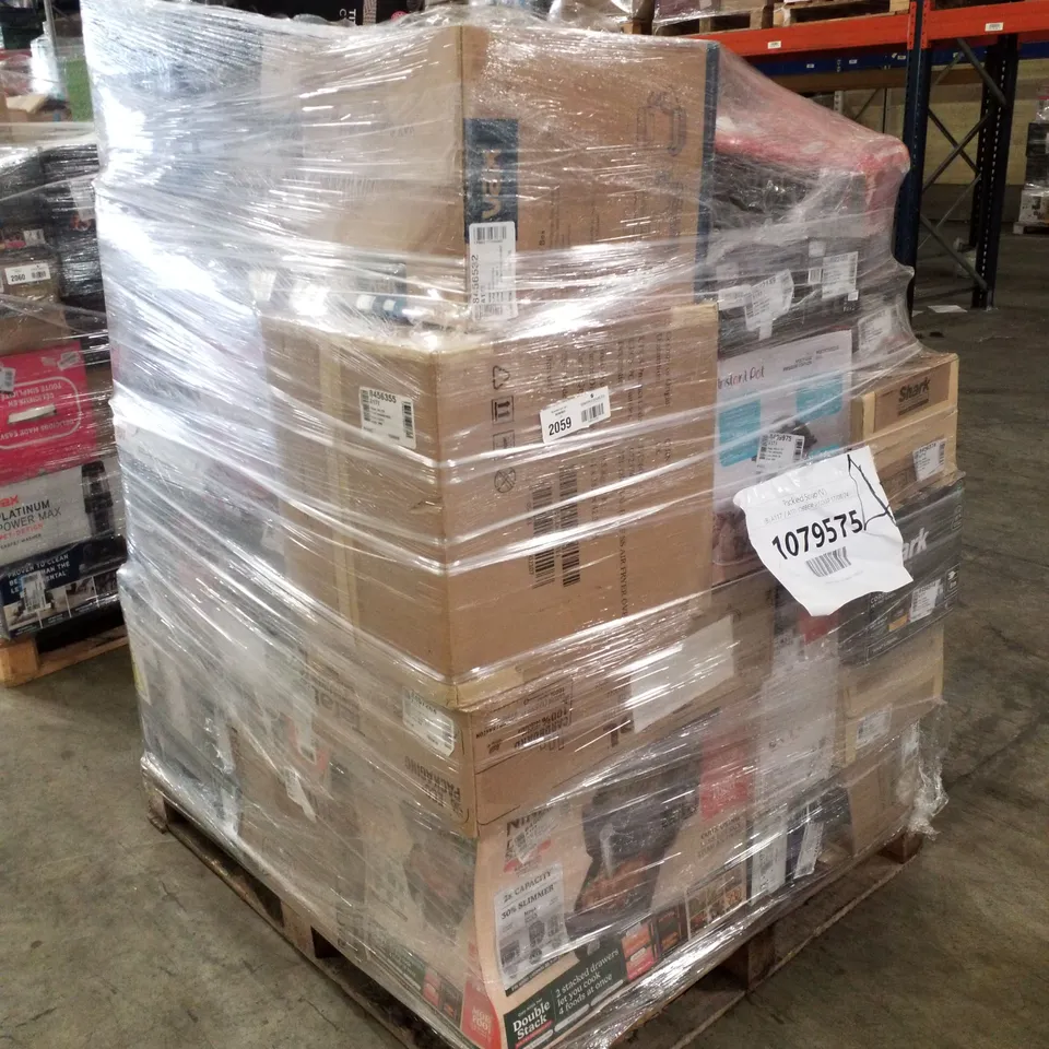 PALLET OF APPROXIMATELY 31 UNPROCESSED RAW RETURN HOUSEHOLD AND ELECTRICAL GOODS TO INCLUDE;
