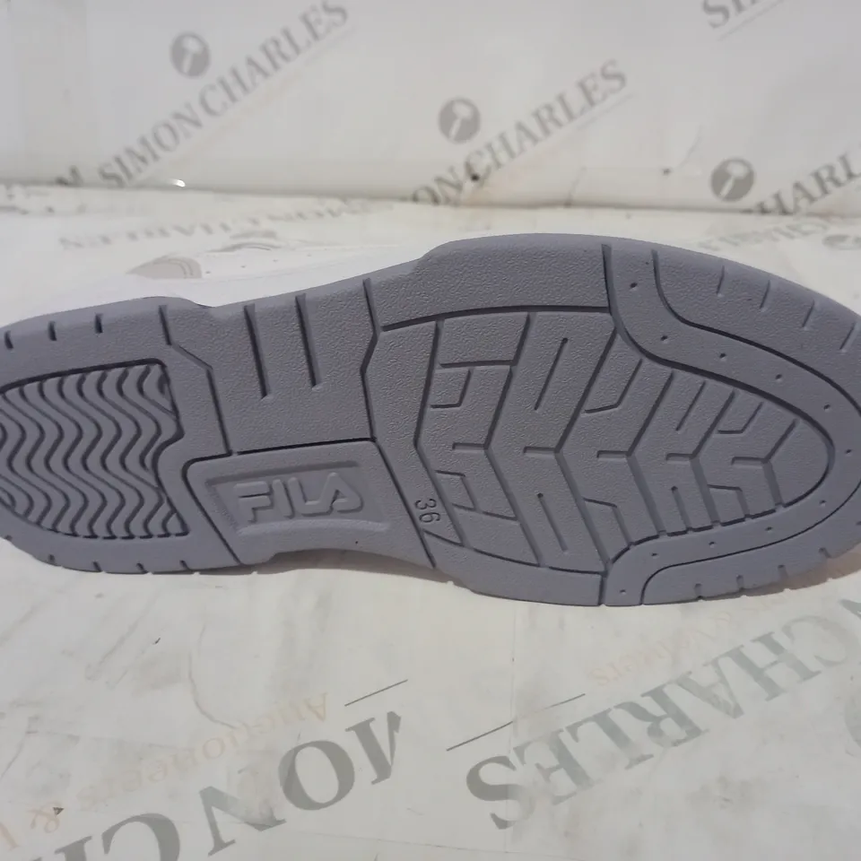 FILA PURPLE AND WHITE TRAINERS SIZE 36