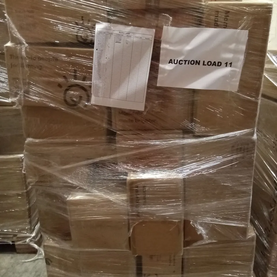 PALLET CONTAINING APPROXIMATELY 55 DESIGNER LIGHTING PRODUCTS