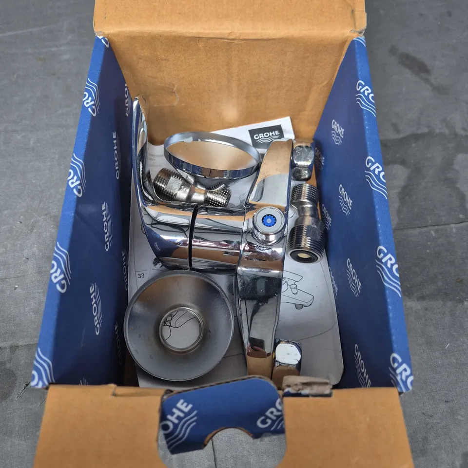 GROHE EUROSMART BASIN MIXER TAP SET, CHROME – BOXED