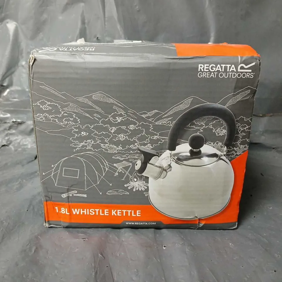 BOXED REGATTA 1.8L WHISTLE KETTLE 