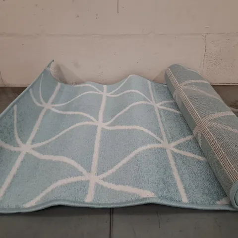 BRAND NEW PACO HOME BLUE STELLA SV RUG SIZE 70CM X 250CM