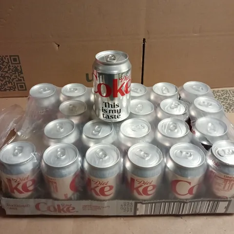 APPROXIMATELY 20 CANS OF DIET COKE 330ML PER CAN