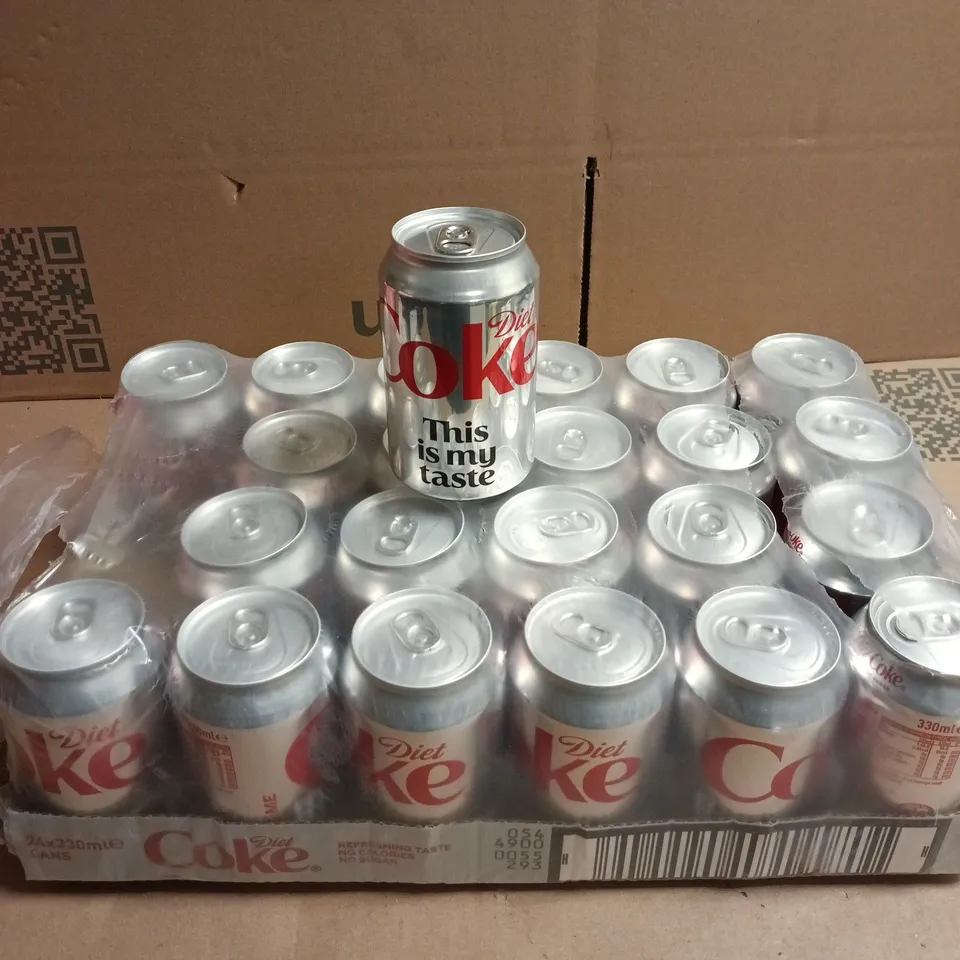 APPROXIMATELY 20 CANS OF DIET COKE 330ML PER CAN