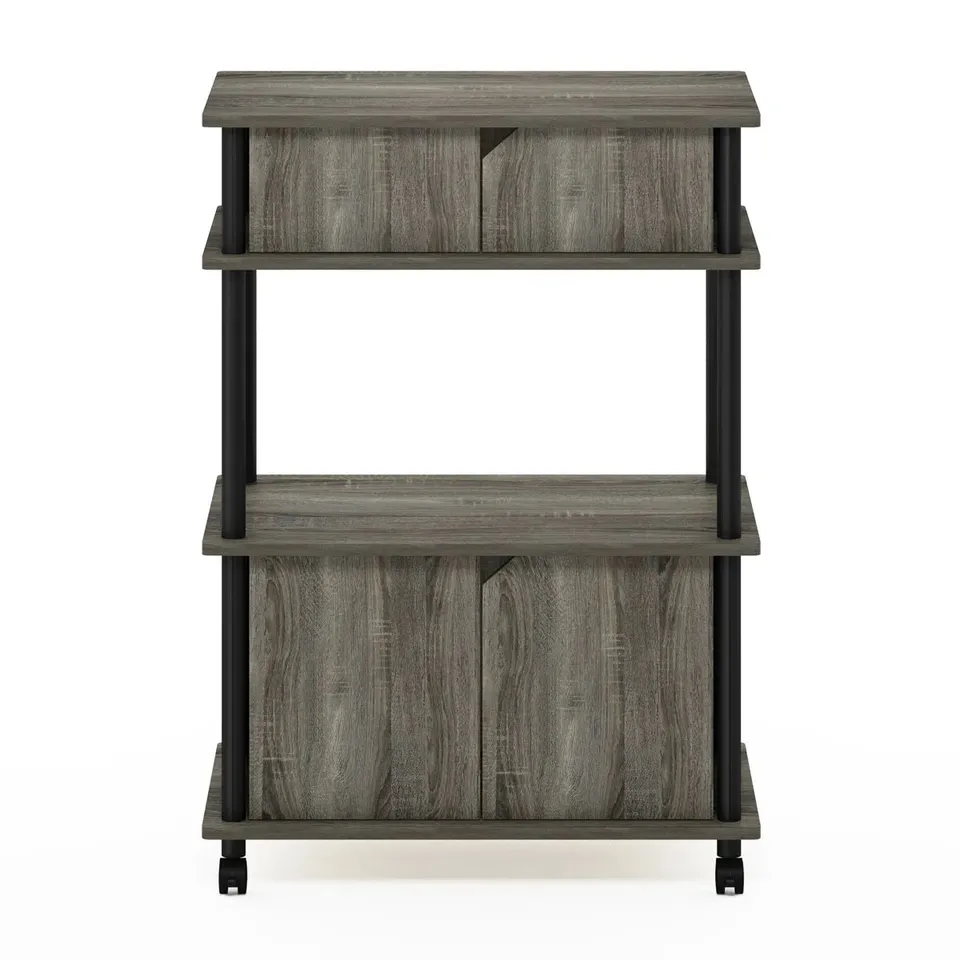 BOXED 69.6CM KITCHEN TROLLEY WITH LOCKING WHEELS 