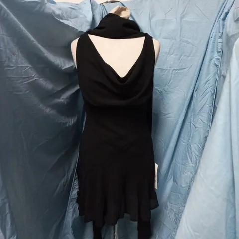 NEVER FULLY DRESSED BLACK SOHO MINI DRESS – UK 8 (EU 36, US 4) – MADE IN CHINA