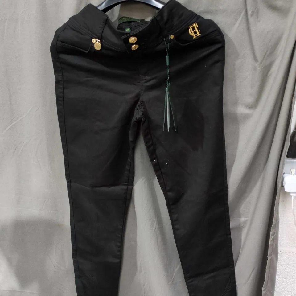 HOLLAND COOPER THE JODHPUR JEAN - BLACK DENIM, UK 14L