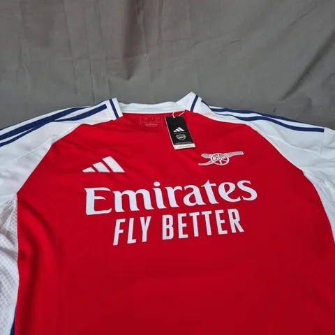 PERSONALISED ARSENAL FC HOME JERSEY - SPELAS 7 - SIZE XL