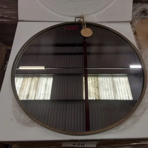 BRAND NEW BOXED BARNYARD DESIGNS 24" KEYHOLE METAL MIRROR - BRONZE