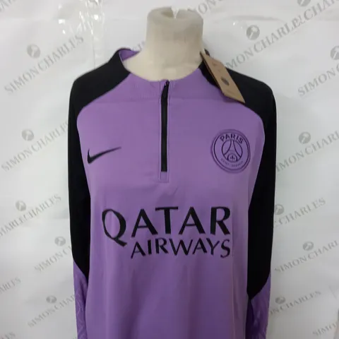 NIKE PSG FC 1/4 ZIP TOP SIZE M