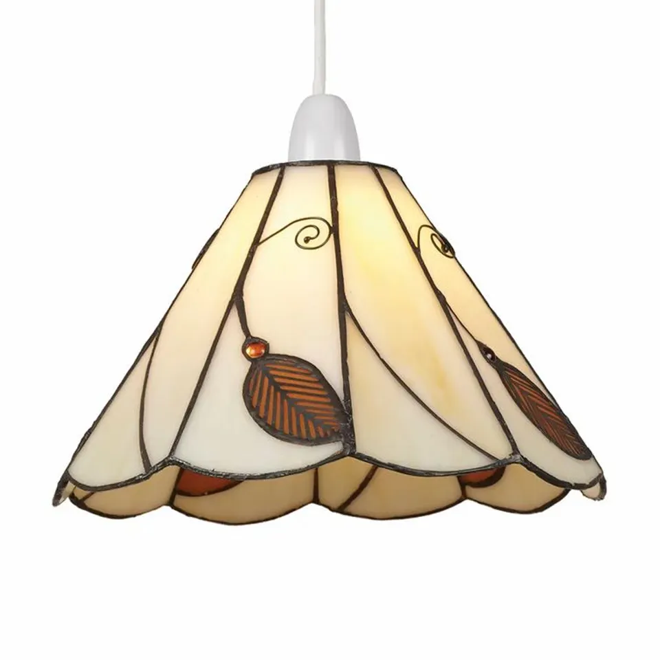 BOXED STONEY CREEK 25CM GLASS BELL PENDANT SHADE