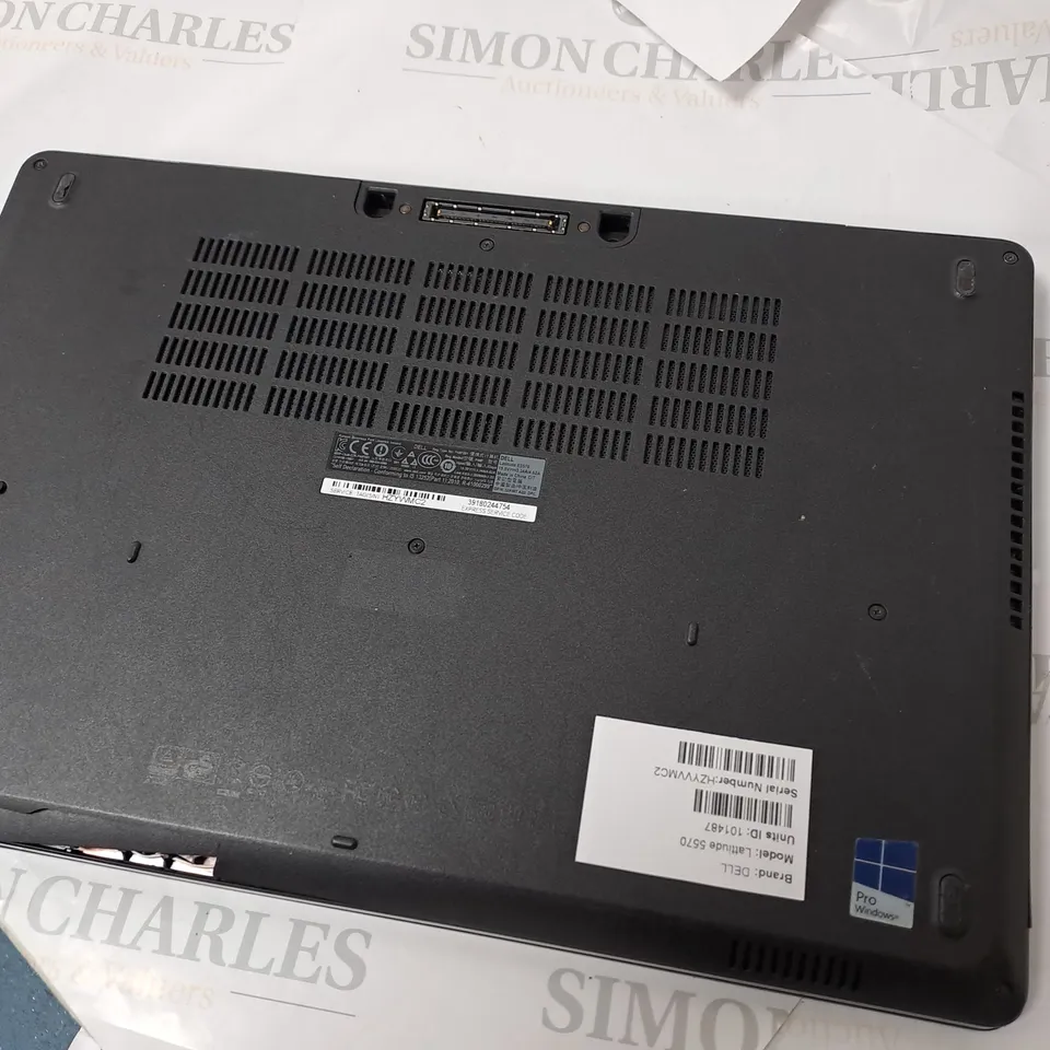 DELL LATITUDE 5570 LAPTOP SERIAL #HZYVVMC2