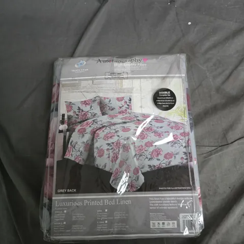 MOON STAR LONDON LUXURIOUS PRINTED BED LINEN – DOUBLE COMPLETE SET