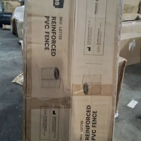 BOXED BREEINS REINFORCED PVC FENCE X2