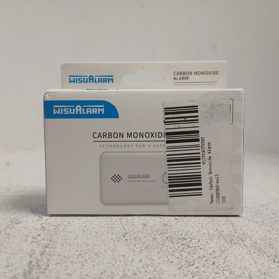 WISALARM CARBON MONOXIDE ALARM – BOXED