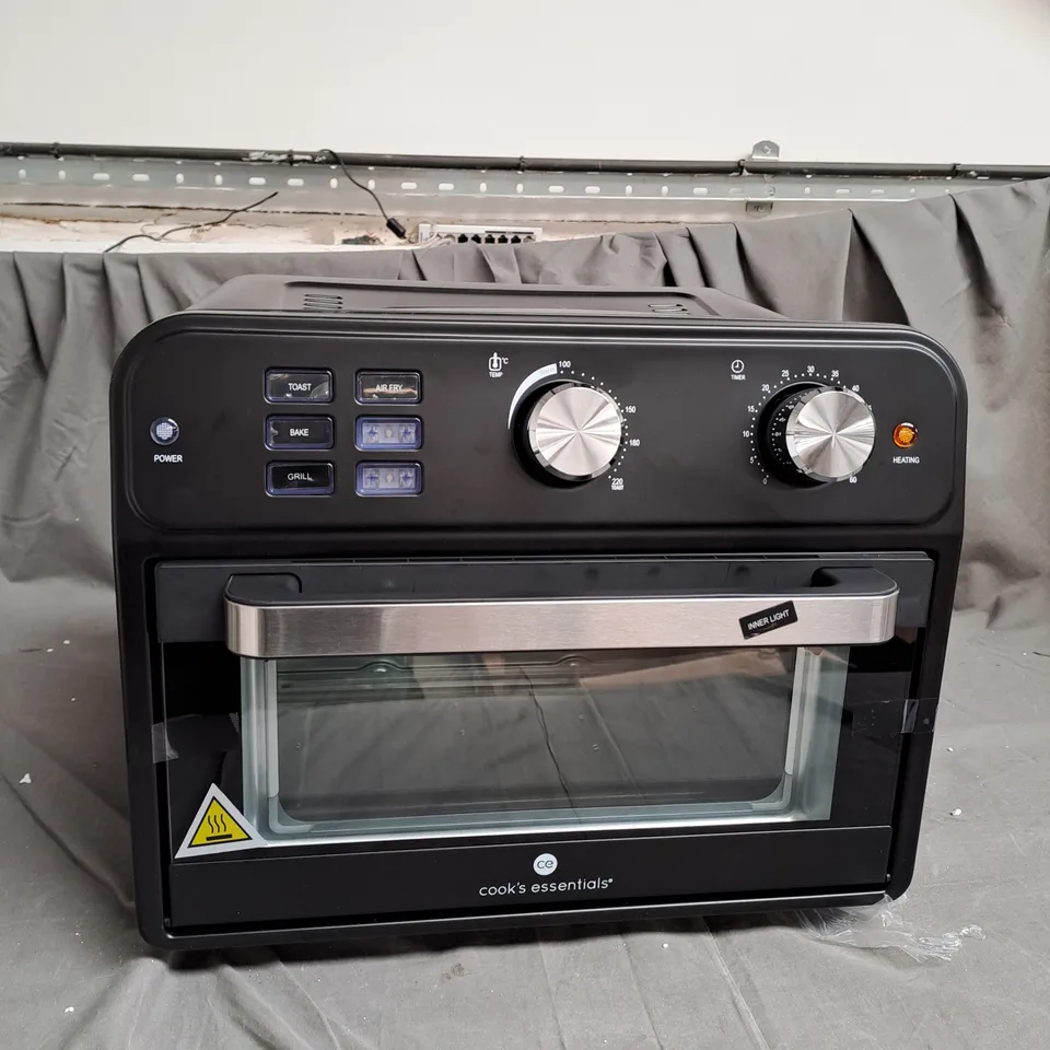 COOK'S ESSENTIAL 21-LITRE AIRFRYER OVEN IN BLACK
