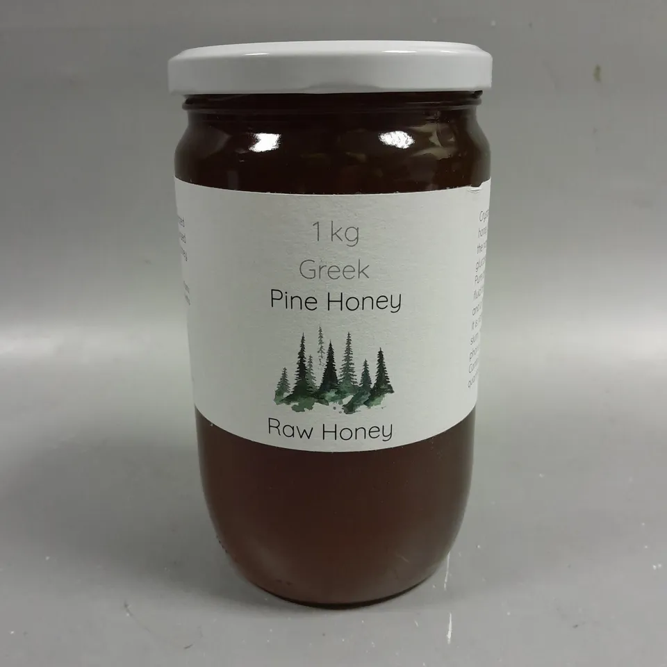SEALED GREEK PINE RAW HONEY - 1KG