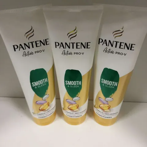 APPROXIMATELY SIX PANTENE ACTIVE PRO-V SMOOTH AND SLEEK PRO-V FORMULA AND ANTI OXIDANTS CONDITIONER 275ML