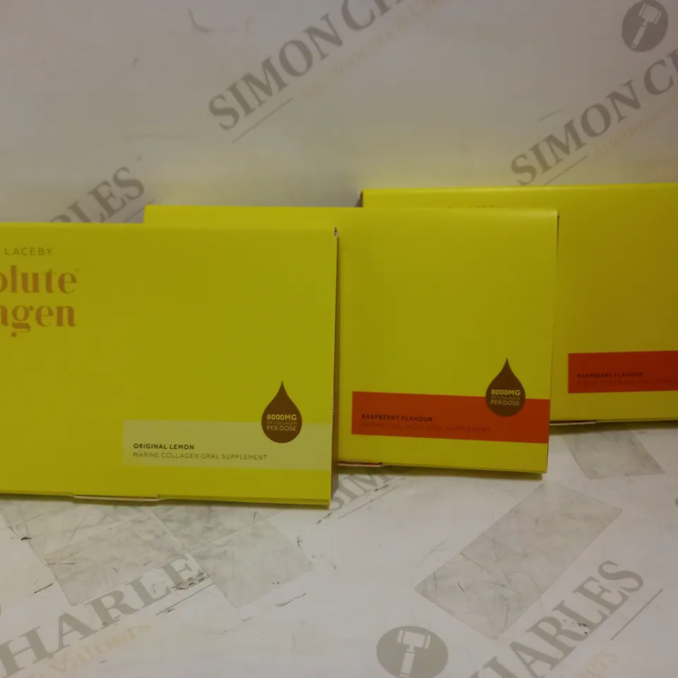 LOT OF 3 MAXINE LACEBY ABSOLUTE COLLAGEN 8000MG PER DOSE 14 DAY SUPPLY (3 X 14PCS)
