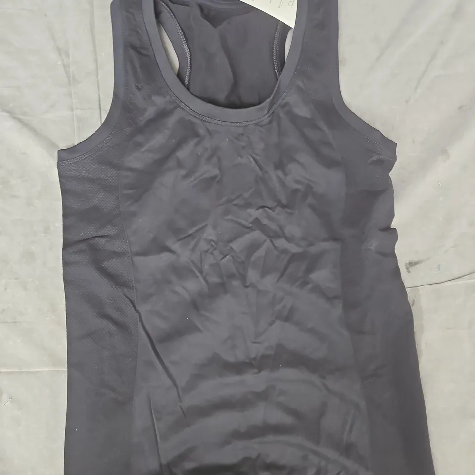 SWEATY BETTY ATHLETE SEAMLESS WORKOUT TANK TOP IN BLACK SIZE SMALL