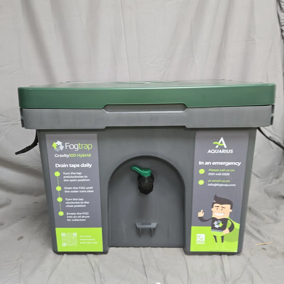 FOGTRAP GRAVITY100 HYBRID CONTAINER – AQUARIUS