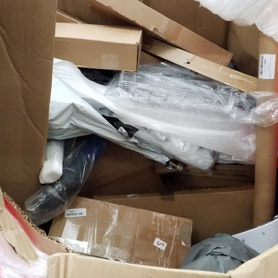 PALLET OF ASSORTED PRODUCTS INCLUDING MESH CHAIR GREY, ENVIRONMENTAL AIR COOLER, DOOR MAT, STOOL, TOILET SEAT 